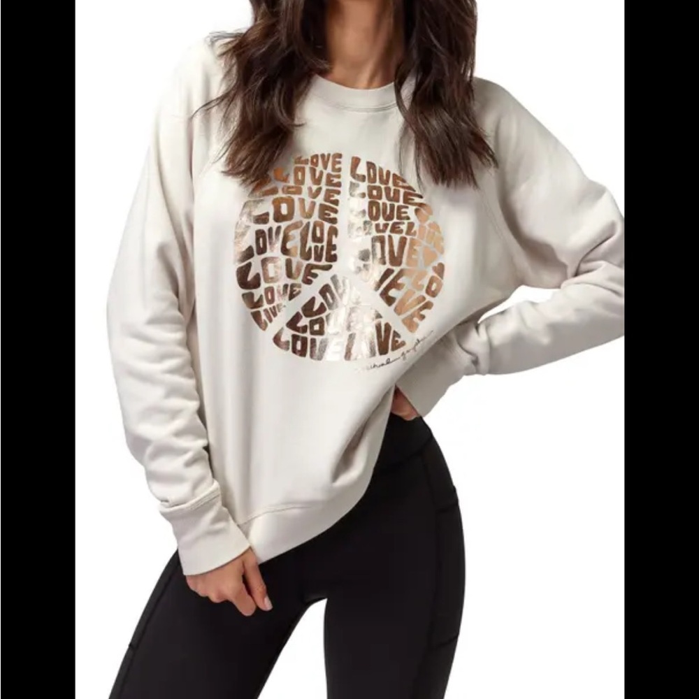 Spiritual gangster love peace Bridget Ragland sweatshirt crewneck